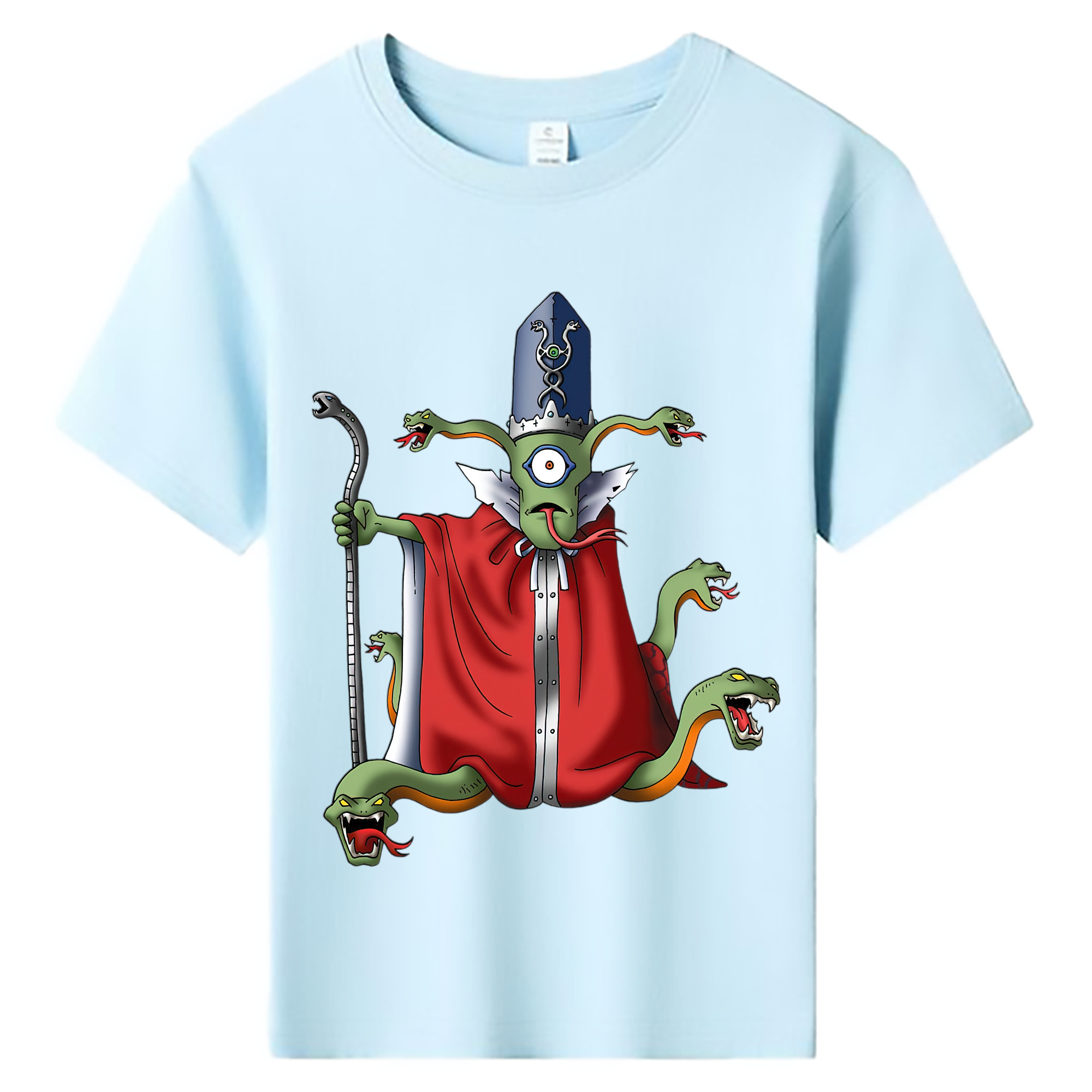 （画像用） ドラゴンクエスト Doragon Kuesuto Dragon Quest 綿100％キッズTシャツ（フロントプリント）